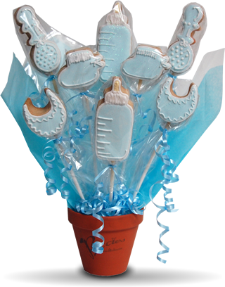 Baby Boy Biccies Bouquet