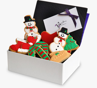 Christmas biscuit box
