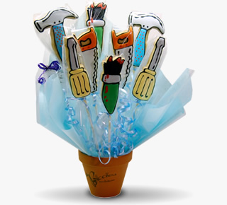 Fathers Day biscuit bouquet