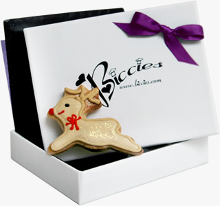 Christmas Rudolph Biccies Single