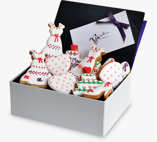 Wedding biscuit box